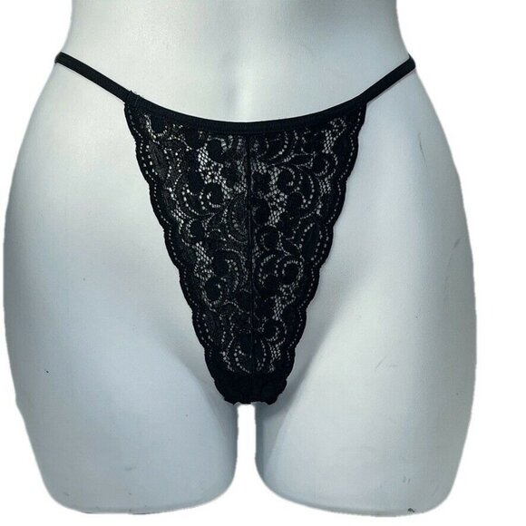 Sheer Black Lace Babydoll Lingerie Set Size S By Espiral - Picture 4 of 7